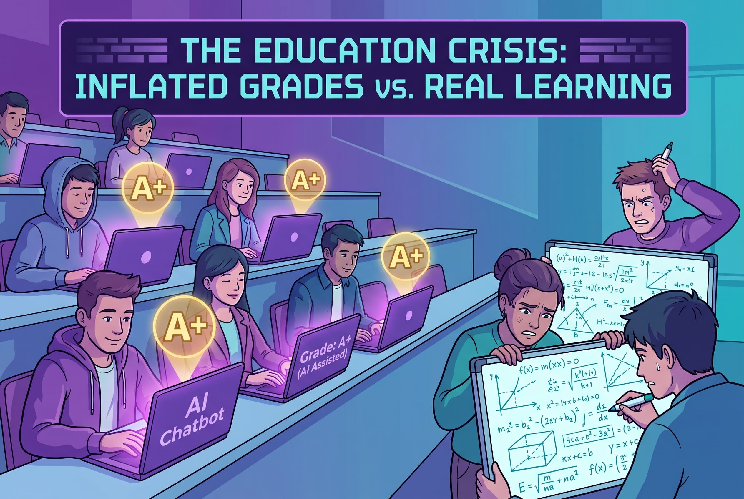 The AI Grade Inflation Crisis: Universities Are Producing A-Students Who Can't Think