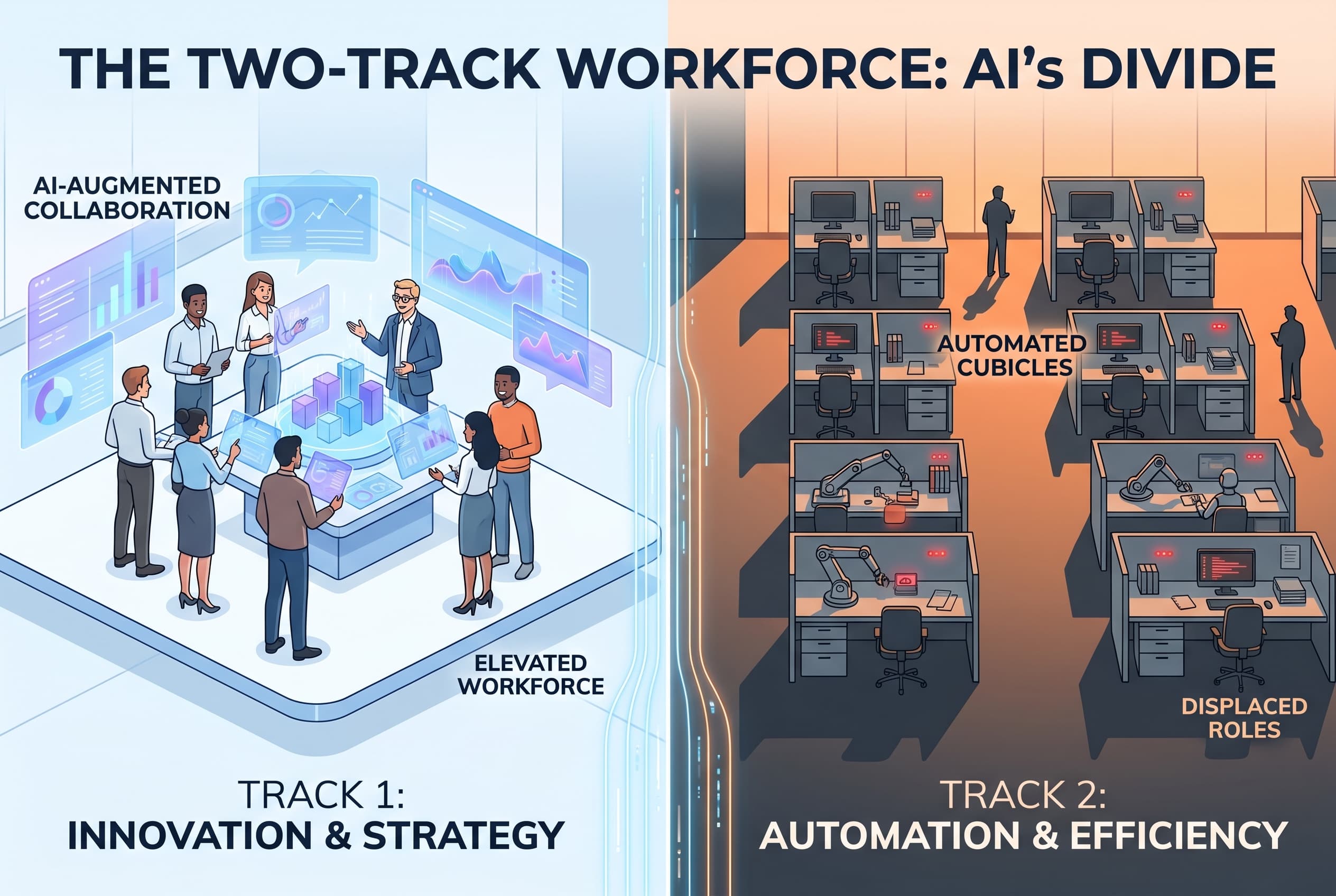 The Two-Track Workforce Is Real: PwC's AI Jobs Barometer Reveals the Corporate Divide