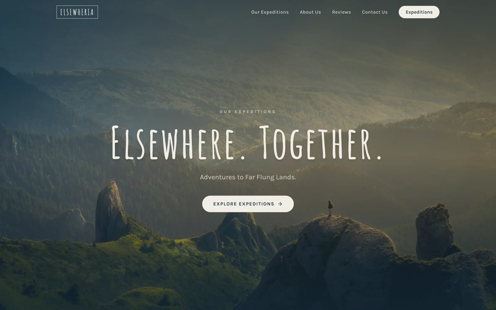 A travel website built with Youmake